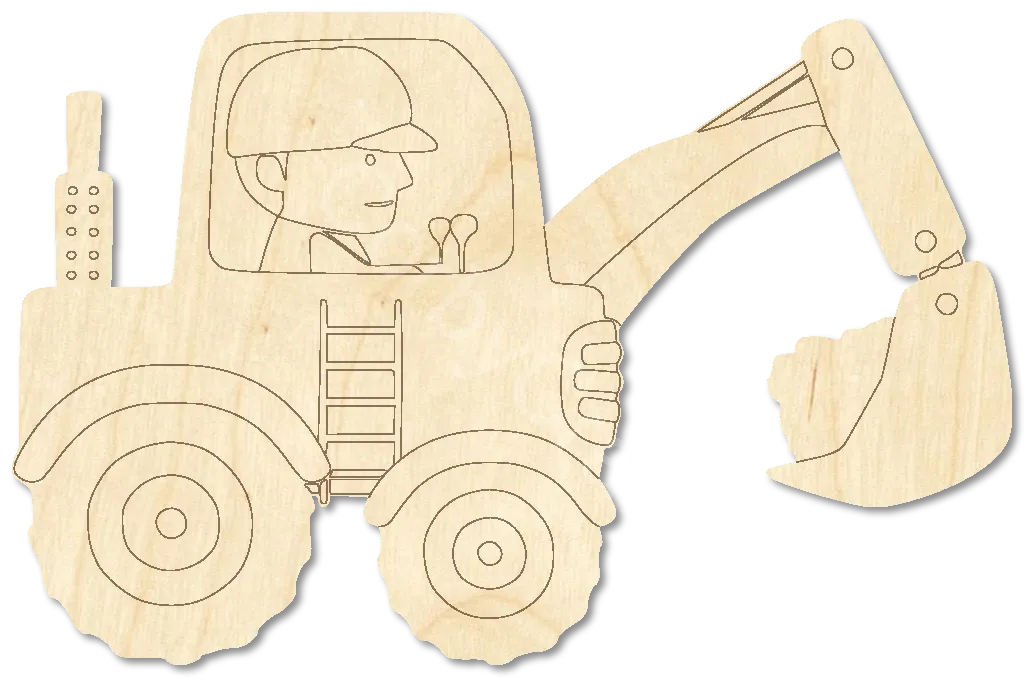Cartoon Excavator