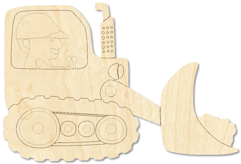 Cartoon Bulldozer