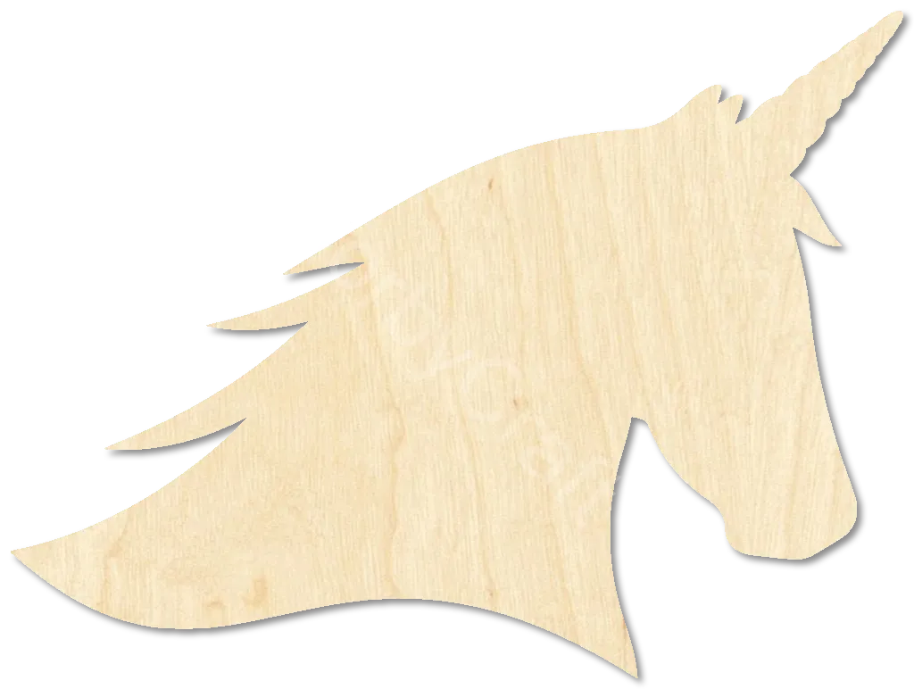 Unicorn Head Silhouette