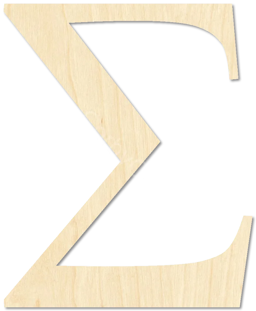 Greek Sigma Letter