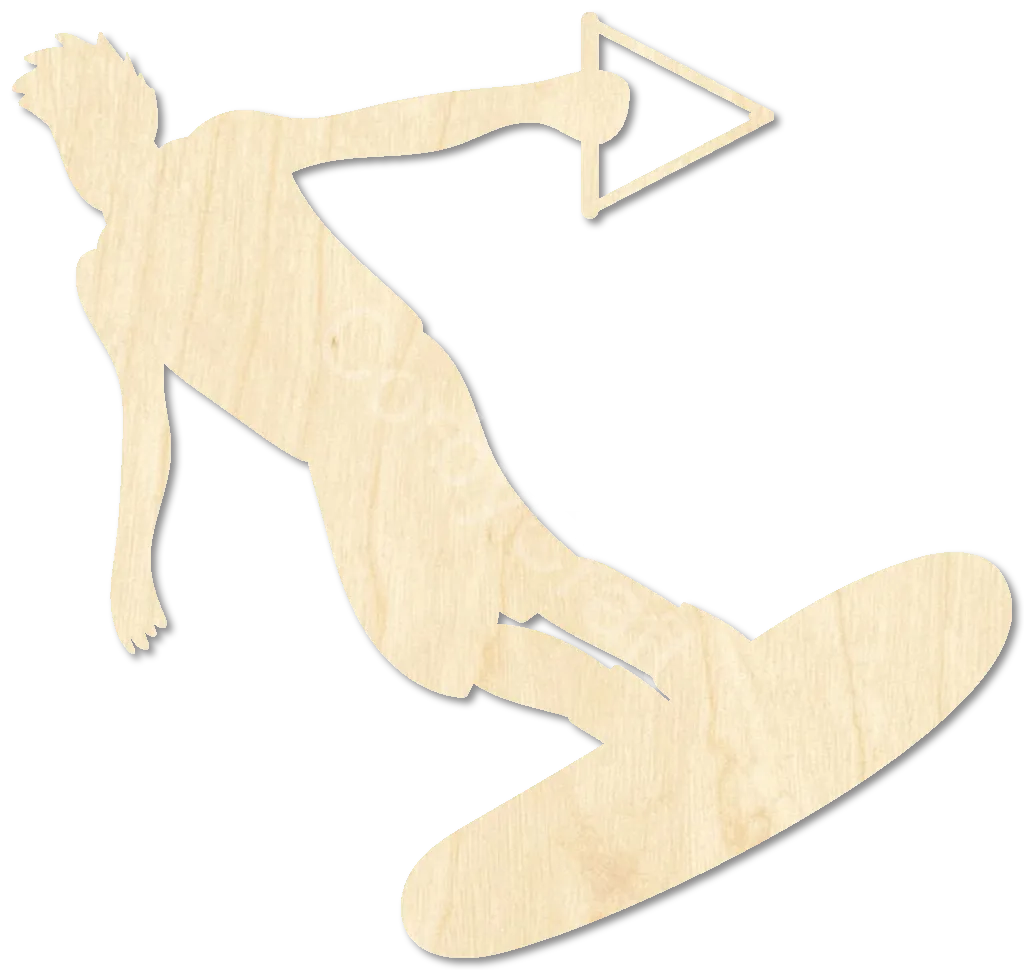 Wakeboarder Silhouette