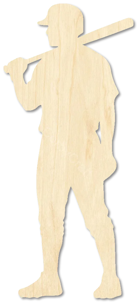 Baseball Player with Bat
