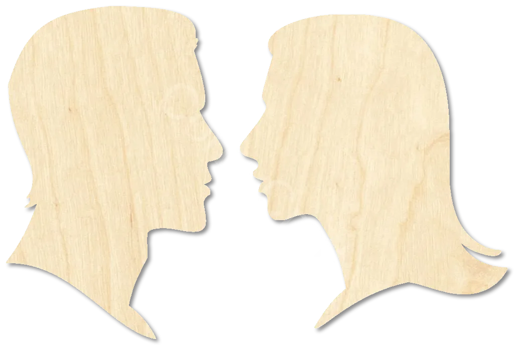 Couple Heads Silhouette