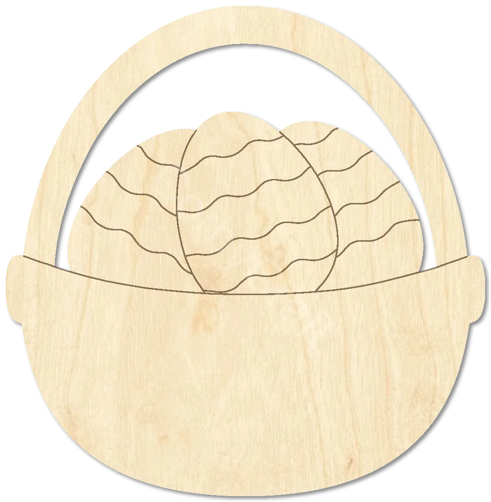 Easter Basket with Eggs