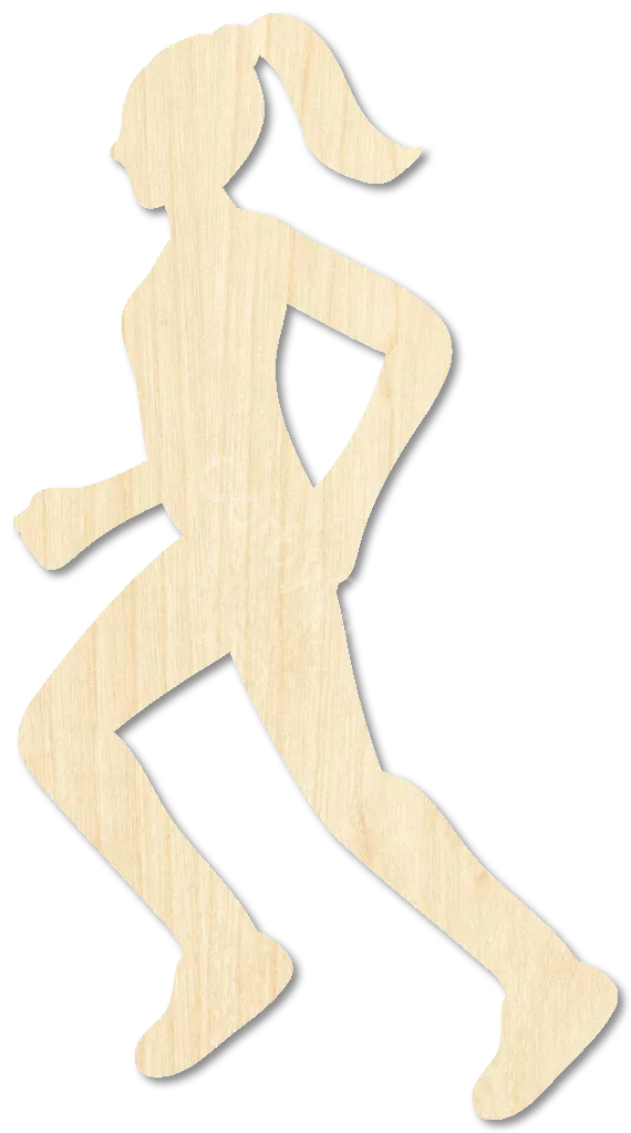 Woman Jogging Silhouette
