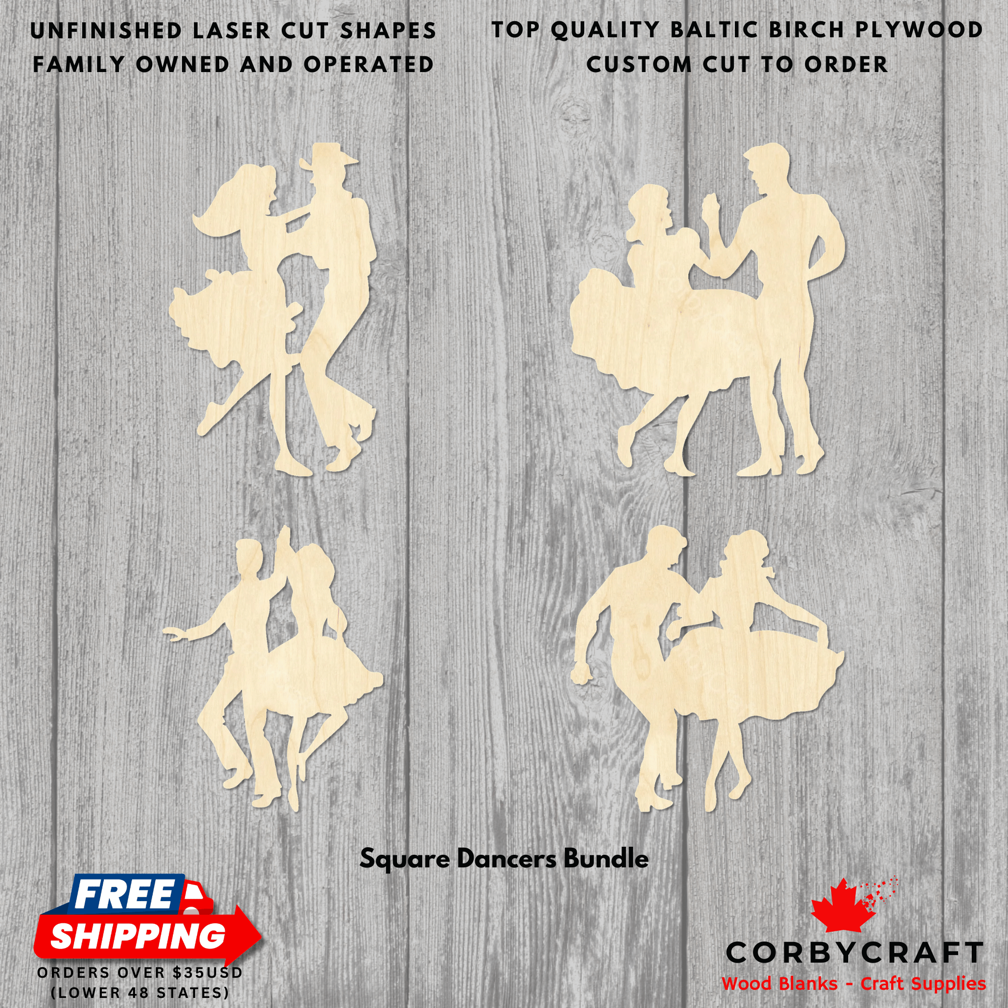 Square Dancers Set