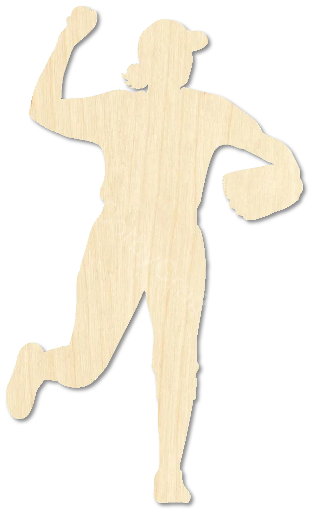 Female Baseball Pitcher
