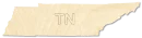 Tennessee State Volunteer State laser cut wood blank by CorbyCraft SKU 4556WQ