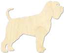 Schnauzer Silhouette Schnauzer Cutout Schnauzer Shape laser cut wood blank for pet lovers by CorbyCraft SKU 4EXV6A