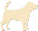 Beagle unfinished wood craft blank