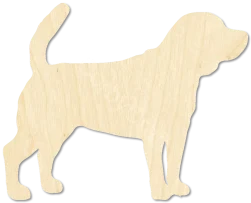 Beagle unfinished wood craft blank