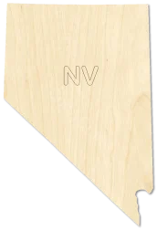 Nevada State Nevada State Shape Nevada Sign Blank laser cut wood blank by CorbyCraft SKU DA6UNQ