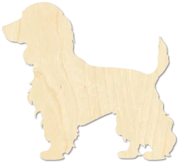 Spaniel Spaniel Shape Cocker Spaniel laser cut wood blank by CorbyCraft SKU FJMHX6